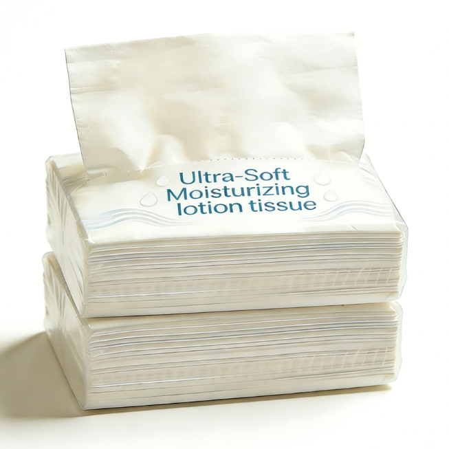 Gentle Moisturizing Lotion Tissue for Sensitive Skin and Babies
