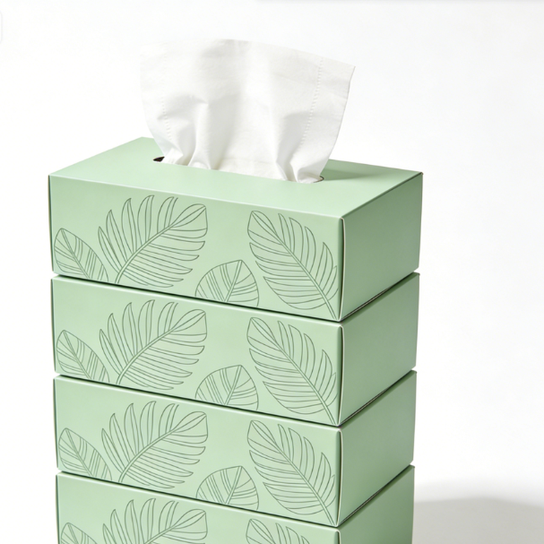  3-Ply Soft Large Size Home & Car Combo Box Tissues Custom Packing