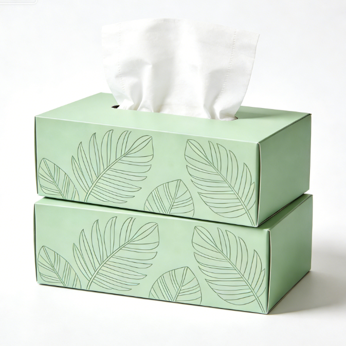 OEM/ODM Eco-friendly 3-Ply High Quality Boxed Facial Tissues
