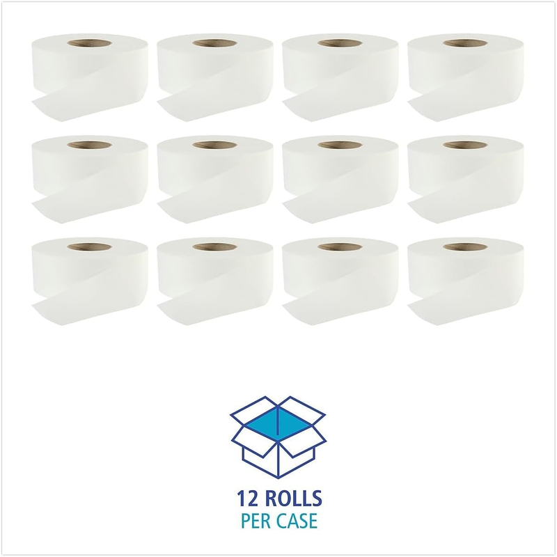 2-Ply Toilet Paper 600 Linear Feet Per Roll Paper White Tissue Native Wood Pulp Paper Towels
