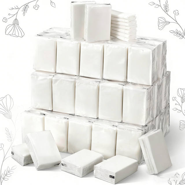 Soft And Moisturizing Lotion Pocket Tissue Wipes for On-The-Go Care