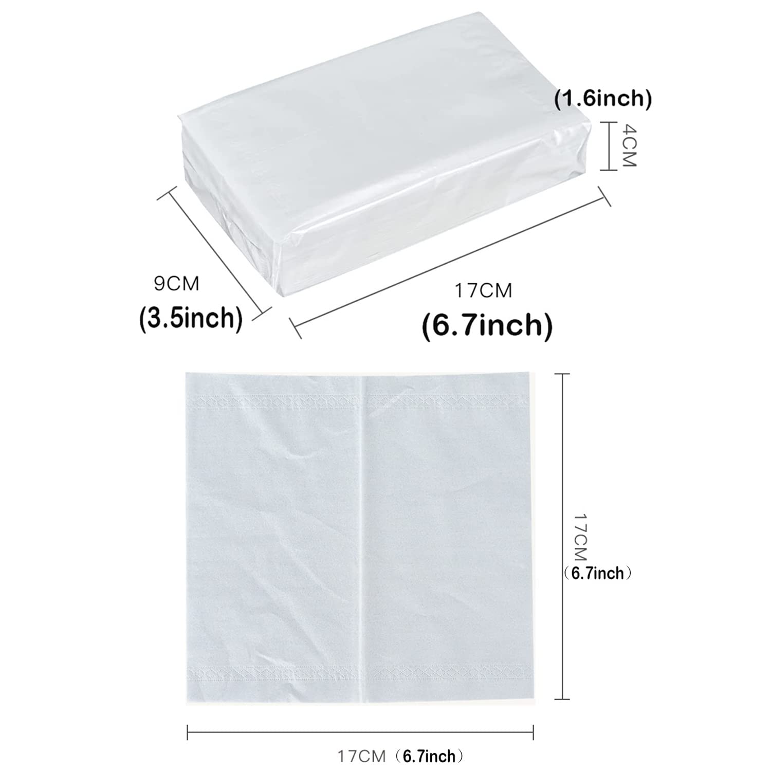 Car Tissue Refill Disposable Facial Tissues Face Towel Tissues Travel Size Pack For Purse 12 Packets