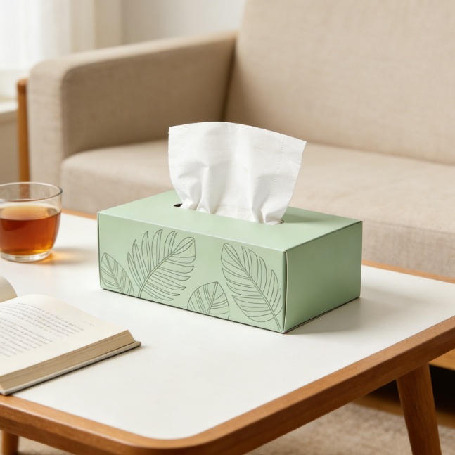 OEM/ODM Eco-friendly 3-Ply High Quality Boxed Facial Tissues