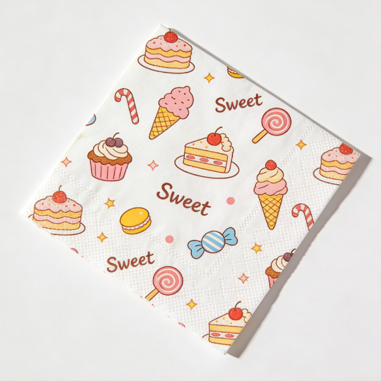Dessert Printed Pocket Tissue