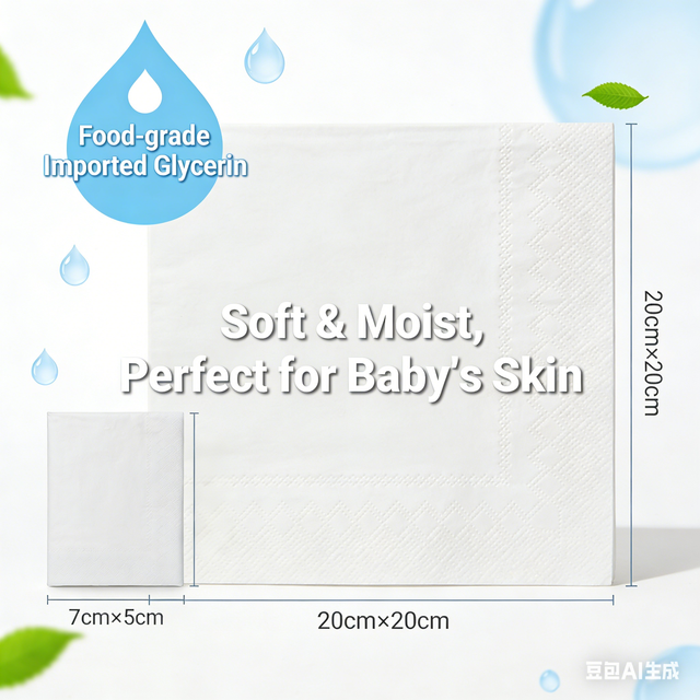 Soft And Gentle Lotion Pocket Tissue Wipes for Sensitive Skin Care