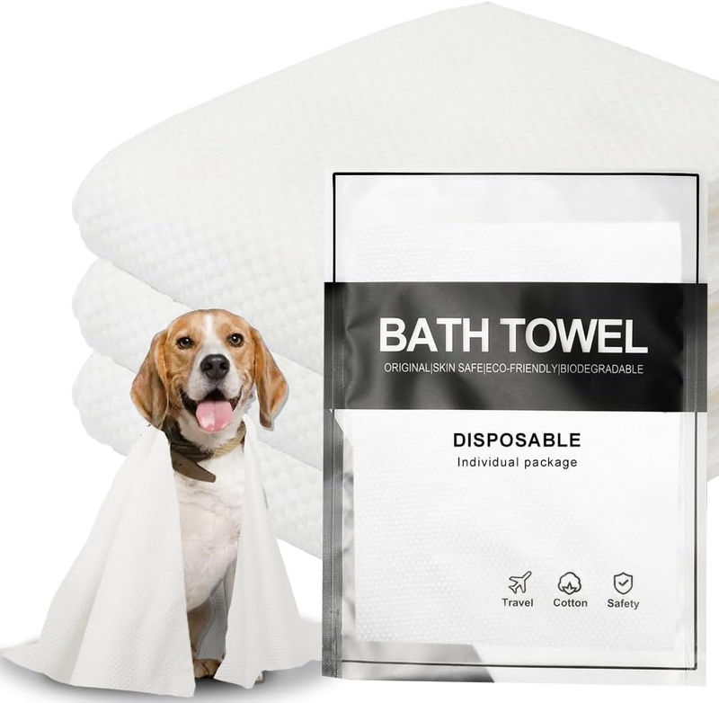 Pet Disposable Towel for Bath, Use for Bathroom Toilet, Cleaning Pet Towel, Dry Towel