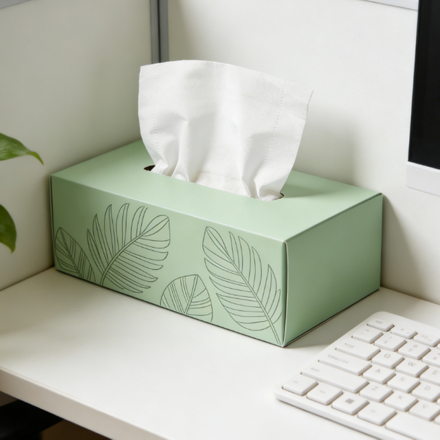 OEM/ODM Eco-friendly 3-Ply High Quality Boxed Facial Tissues
