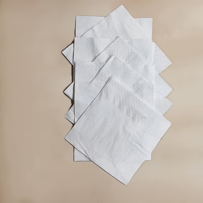 22/23/27/30cm Cocktail Napkins Wood Pulp Material Napkin for Hotels, Cafes, Bars, KTV And Home Use