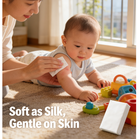 Ultra-Soft Moisturizing Lotion Pocket Tissues for On-The-Go Care