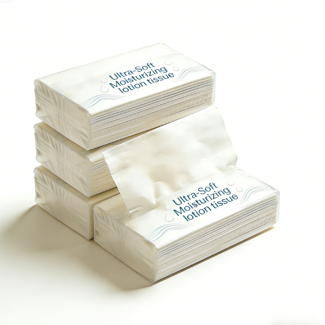 Gentle Moisturizing Lotion Tissue for Sensitive Skin and Babies