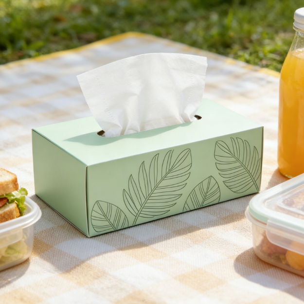 Ultra Absorbent 3-Ply Strong Durable Boxed Tissues for Commercial Use