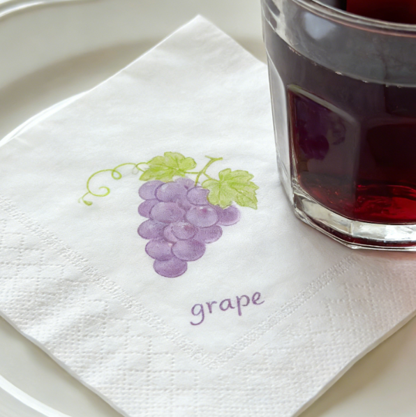 Fruit-printed Pocket Tissue-Support Custom Printed Patterns