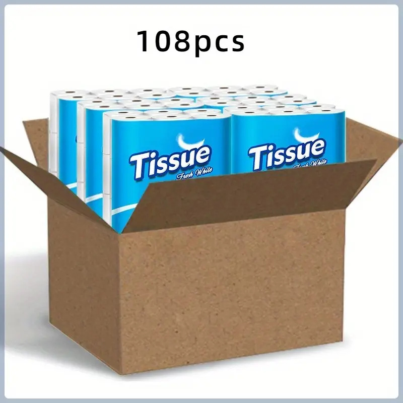 Factory Virgin Wood Pulp Toilet Paper 120g Rolls 3/4/5/6-Ply Toilet Paper