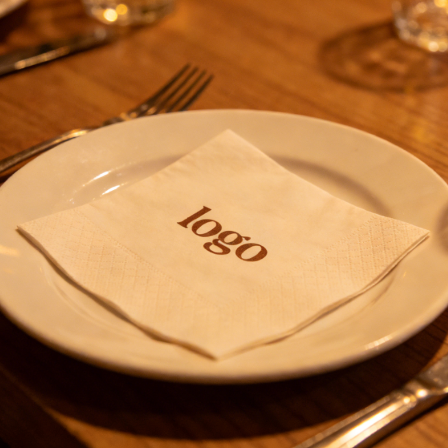 Hotel & Restaurant Disposable Dinner Napkins 2-Ply Embossed White Tissue Napkins Bulk Supply