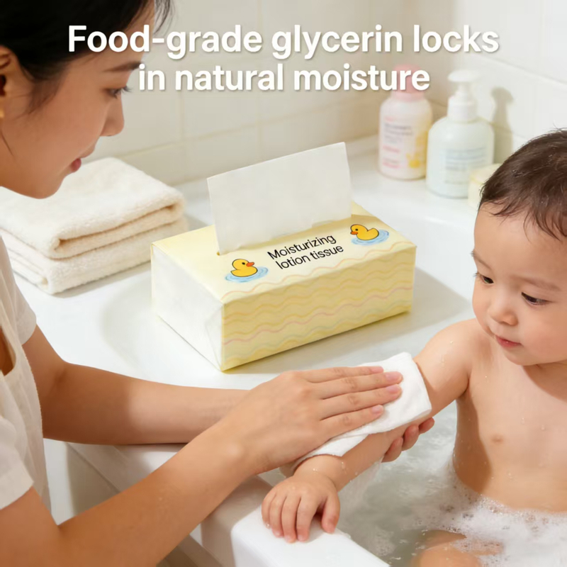 Lotion Tissue Wipes Support OEM/OEM