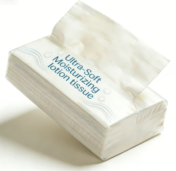 Gentle Moisturizing Lotion Tissue for Sensitive Skin and Babies