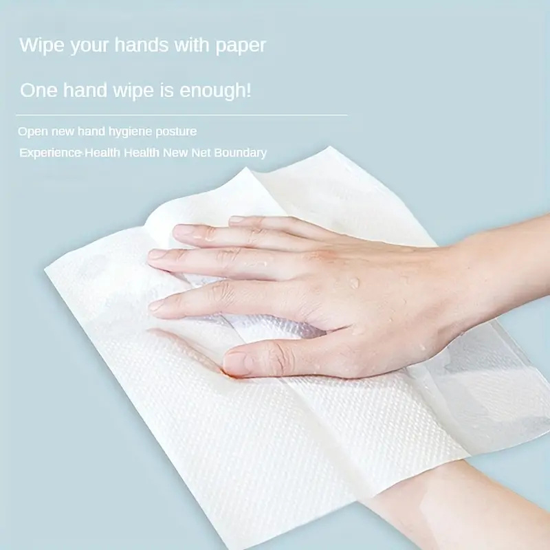 Tad Material Disposable Business Hand Towels Durable And Unbreakable Super Absorbent Dry Wet Tissue Paper