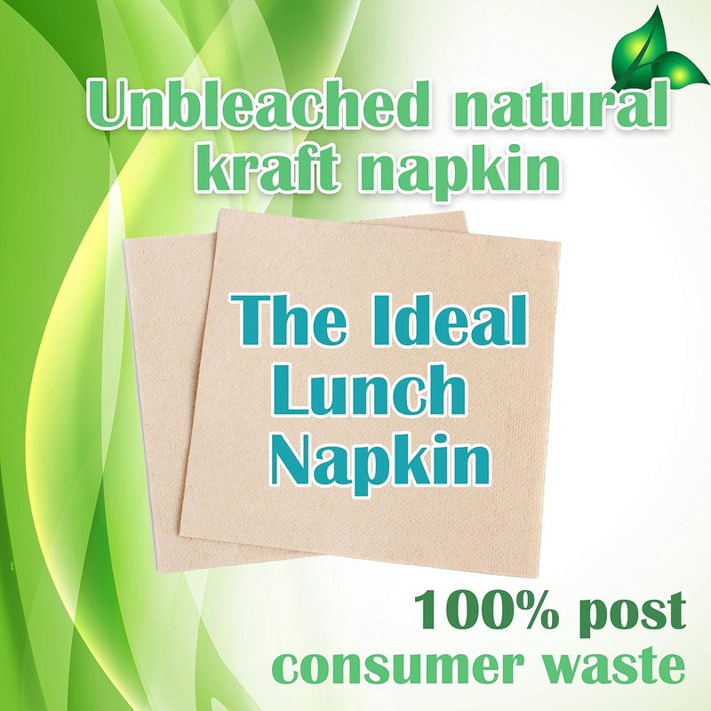 Bamboo Pulp Dinner Napkins 200 Eco Friendly Recycled Bar Biodegradable Napkins 13X13inch