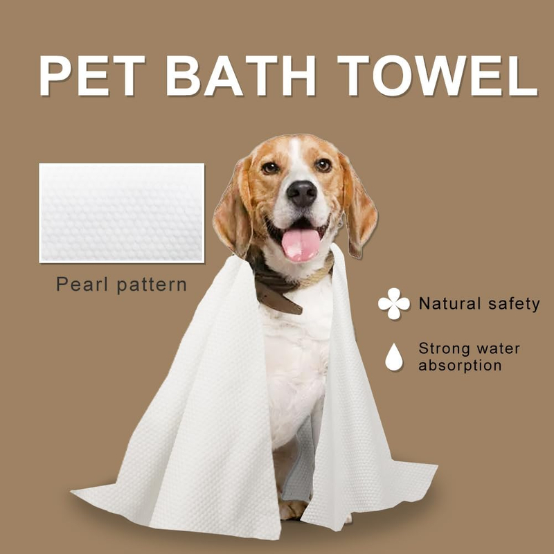 Pet Disposable Towel for Bath, Use for Bathroom Toilet, Cleaning Pet Towel, Dry Towel