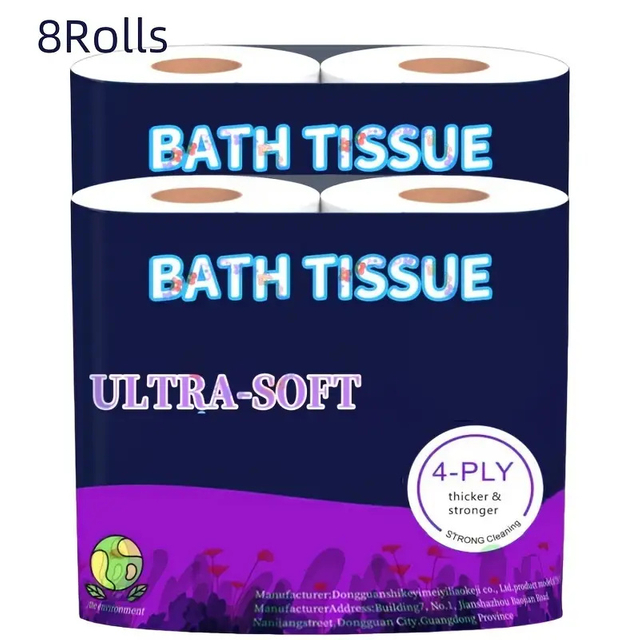 Factory Virgin Wood Pulp Toilet Paper 120g Rolls 3/4/5/6-Ply Toilet Paper