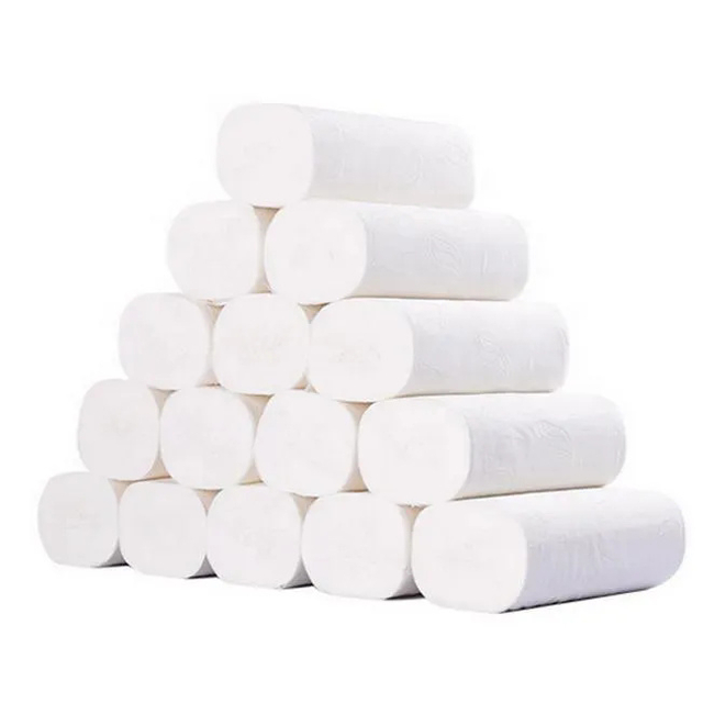 Toilet Paper Per Roll Paper Toilet Paper White Tissue Native Wood Pulp Paper Towels