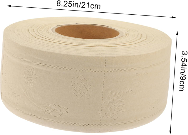 1-Ply Bamboo Pulp Toilet Paper Per Roll Paper Business Uality Toilet Paper White Tissue Native Wood Pulp Paper Towels