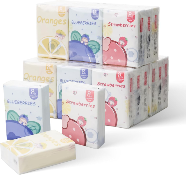 3ply 21*21 Cartoon-Printed Pocket Tissue