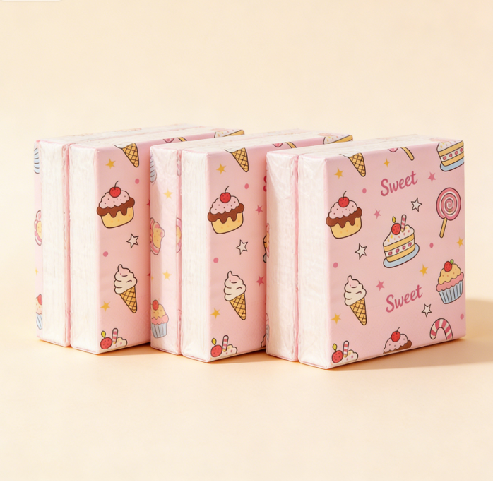 Premium Printed Pocket Tissue for On-The-Go Convenience And Hygiene